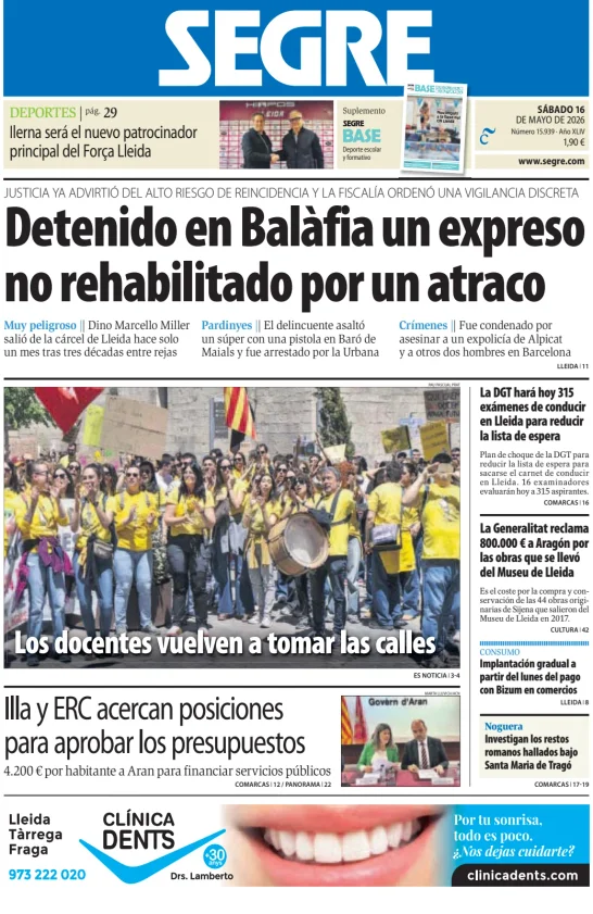 Diari Segre — 16/05