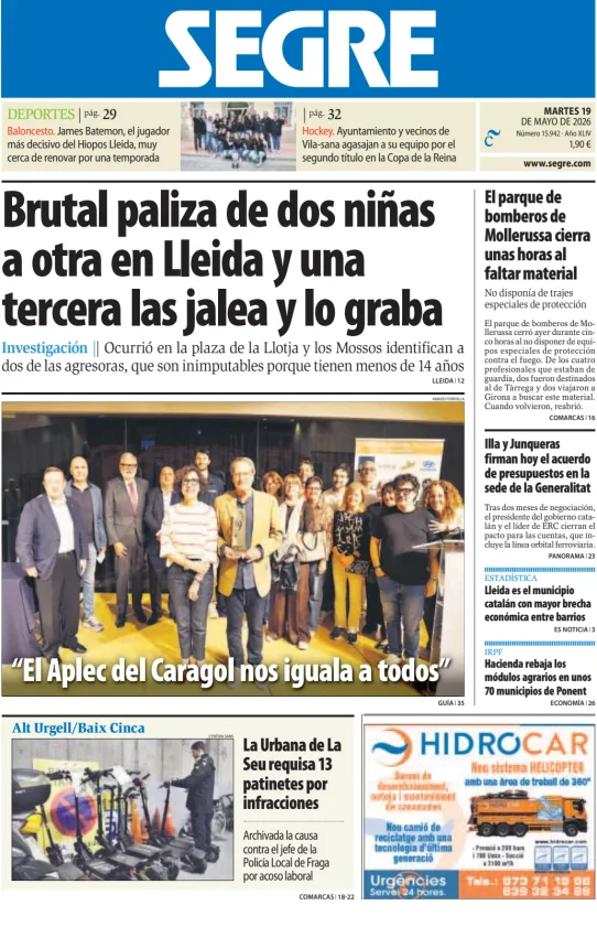 Diari Segre — 19/05