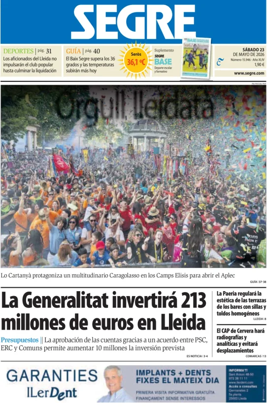 Diari Segre — 23/05