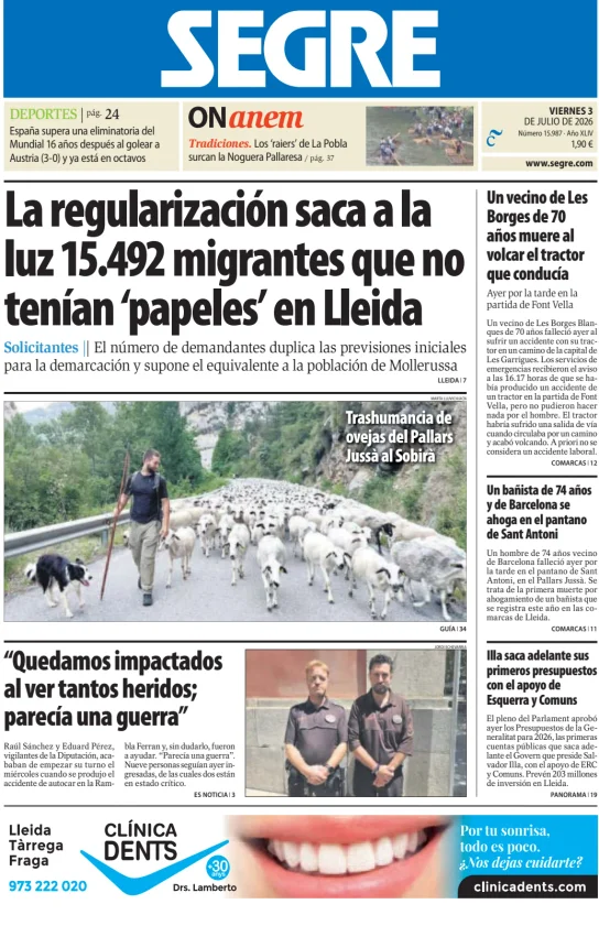 Diari Segre — 03/07
