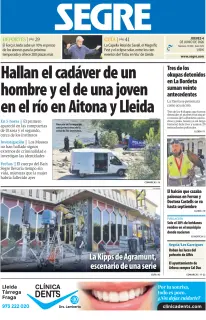 Portada de Diari Segre, 4 de junio de 2026