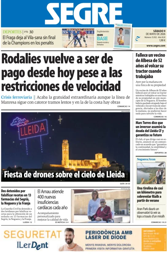 Diari Segre — 09/05