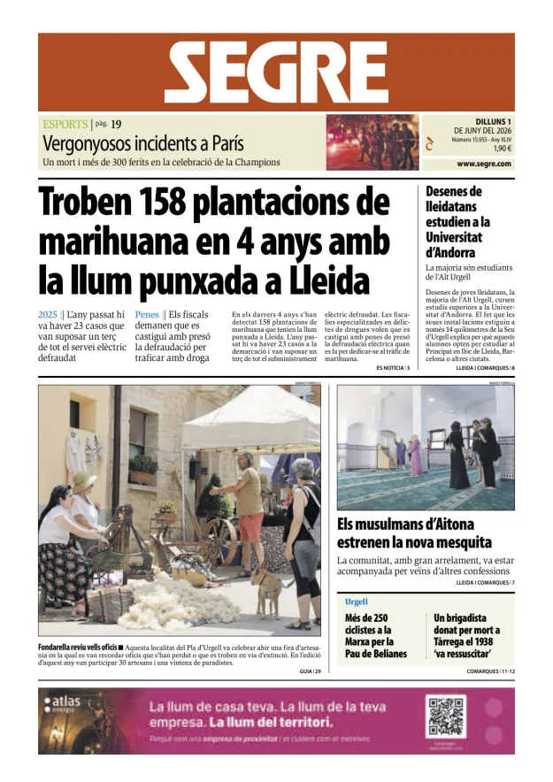 Diari Segre (Català) — 01/06