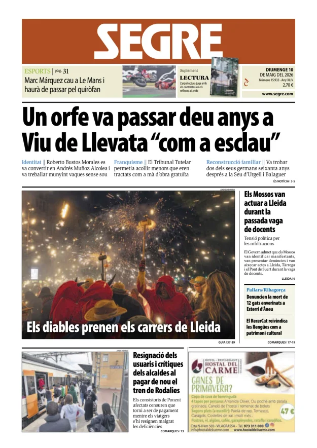 Diari Segre (Català) — 10/05