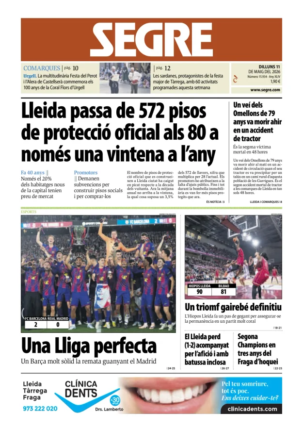 Diari Segre (Català) — 11/05