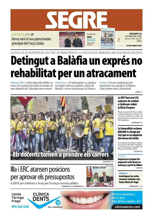 Diari Segre (Català) — 16/05