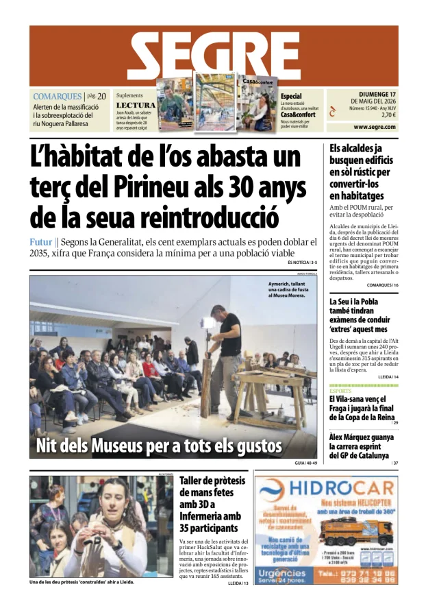 Diari Segre (Català) — 17/05