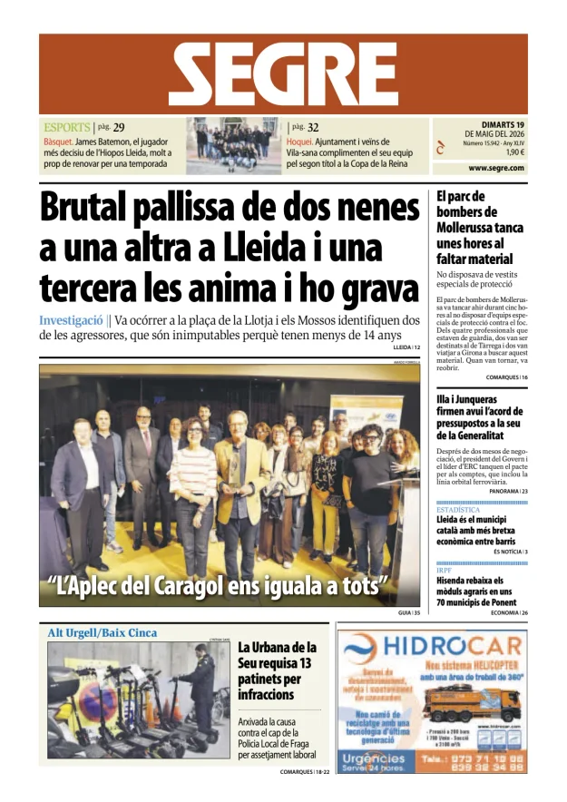 Diari Segre (Català) — 19/05