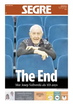 Portada de Diari Segre (Català), 22 de julio de 2026