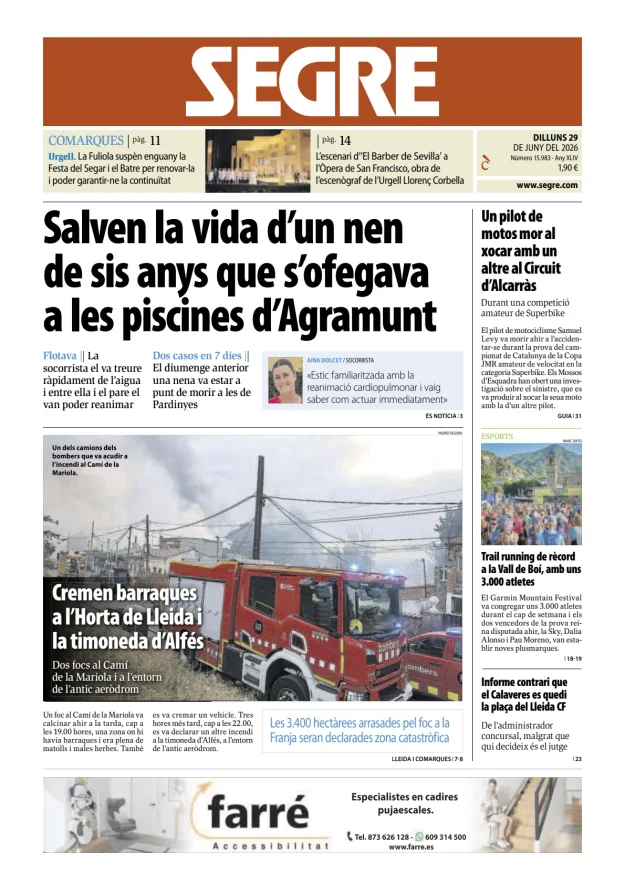 Diari Segre (Català) — 29/06