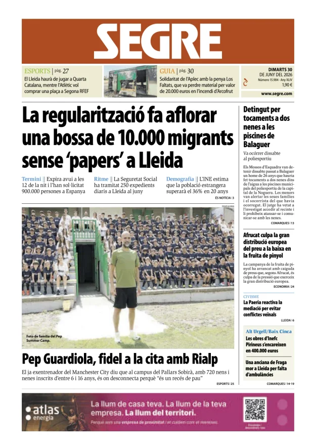 Diari Segre (Català) — 30/06