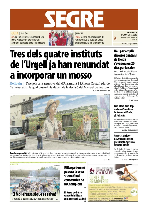 Diari Segre (Català) — 04/05