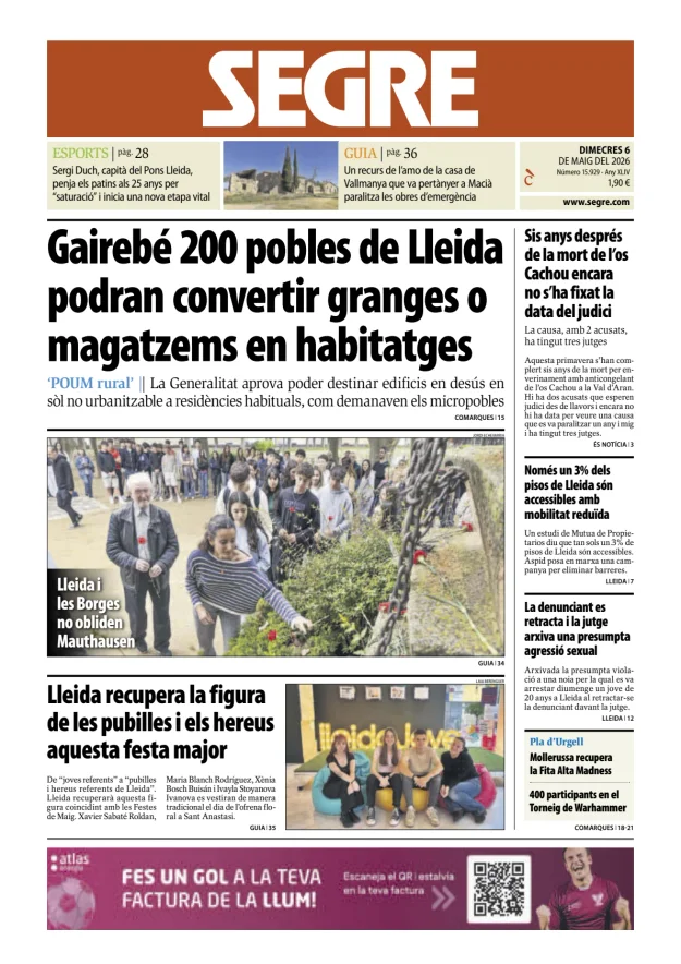Diari Segre (Català) — 06/05