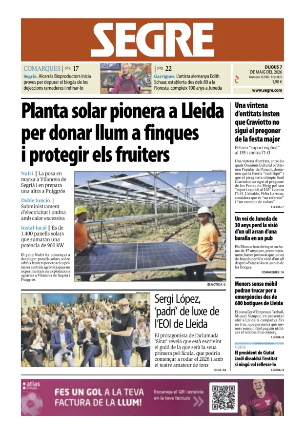 Diari Segre (Català) — 07/05