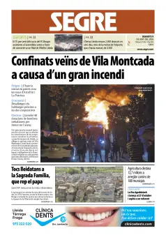 Portada de Diari Segre (Català), 9 de junio de 2026