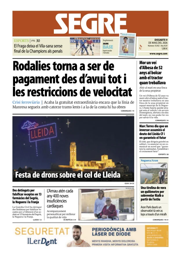 Diari Segre (Català) — 09/05