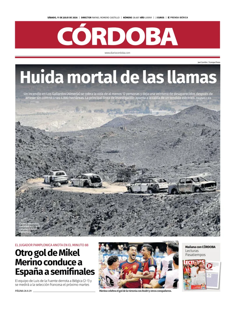 Portada de Diario Córdoba