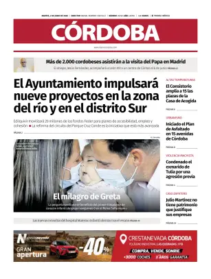 Portada de Diario Córdoba, 2 de junio de 2026