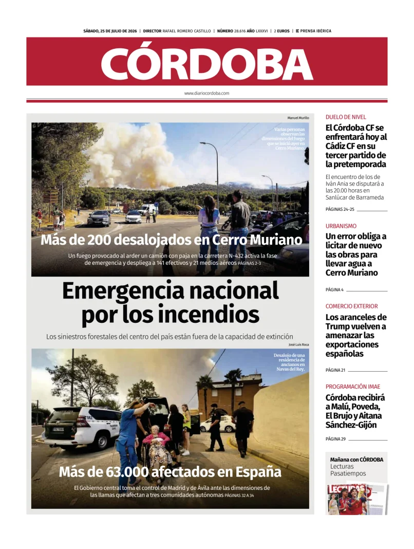 Portada de Diario Córdoba