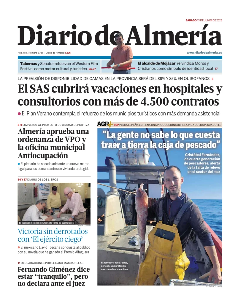 Portada de Diario de Almería