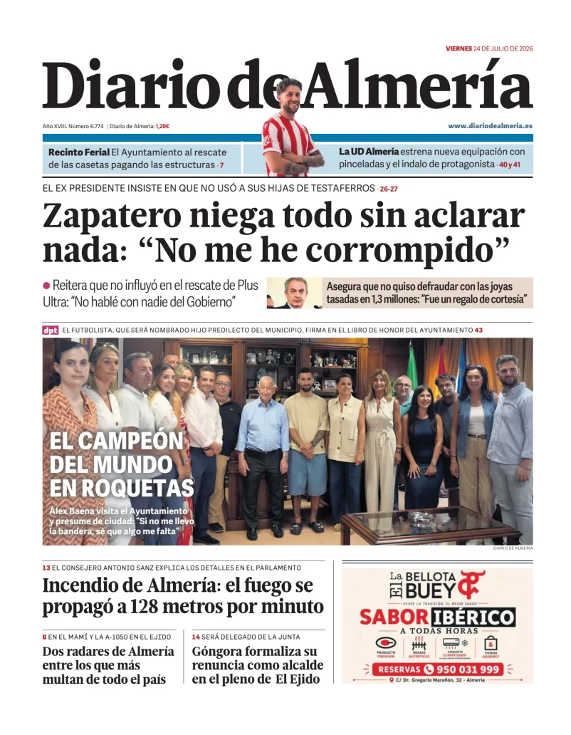 Portada de Diario de Almería