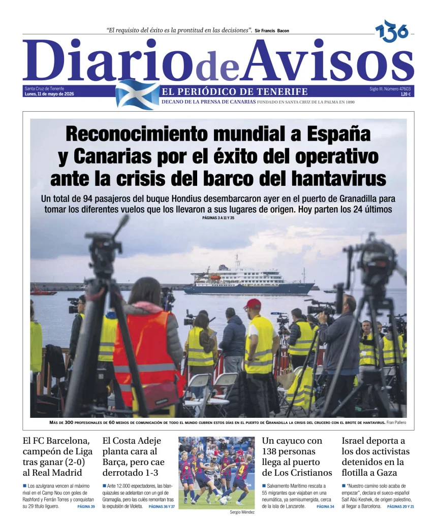 Diario de Avisos — 11/05