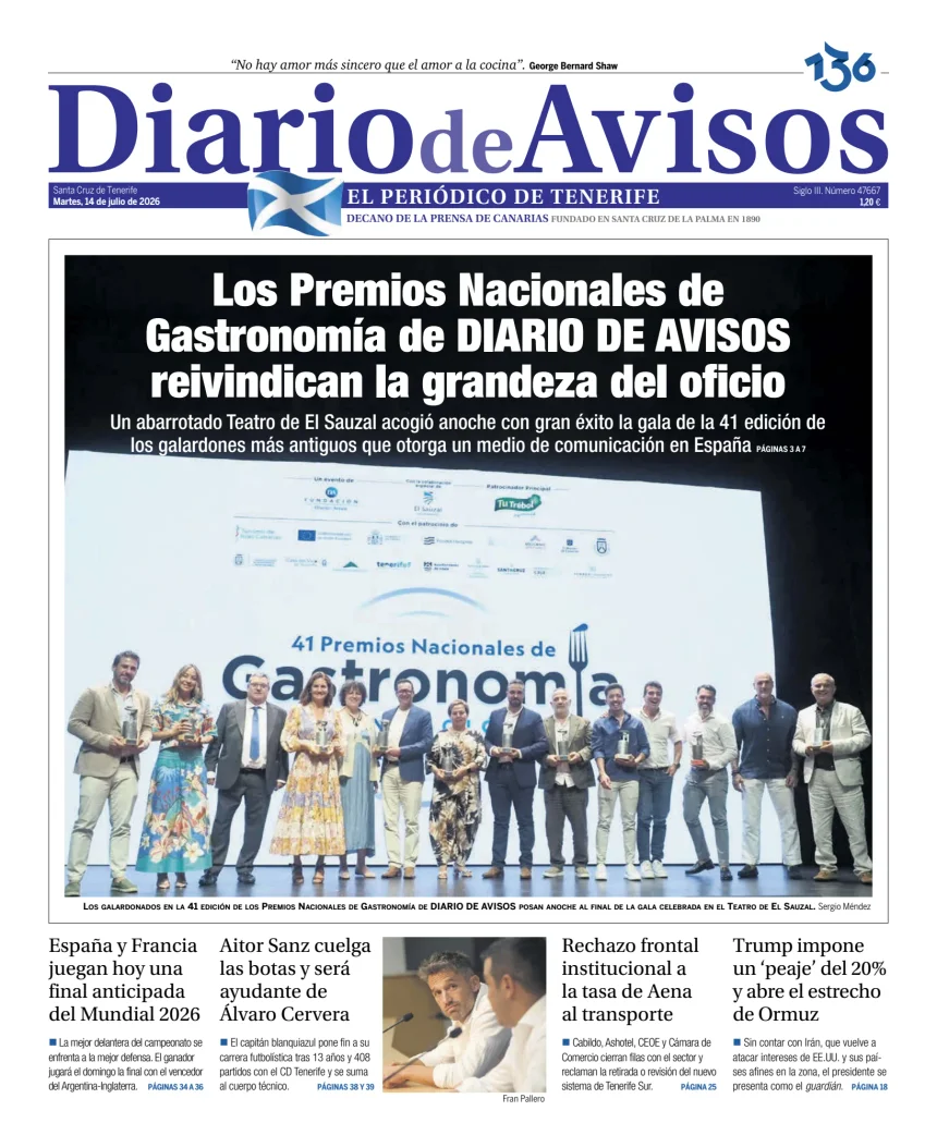 Diario de Avisos — 14/07