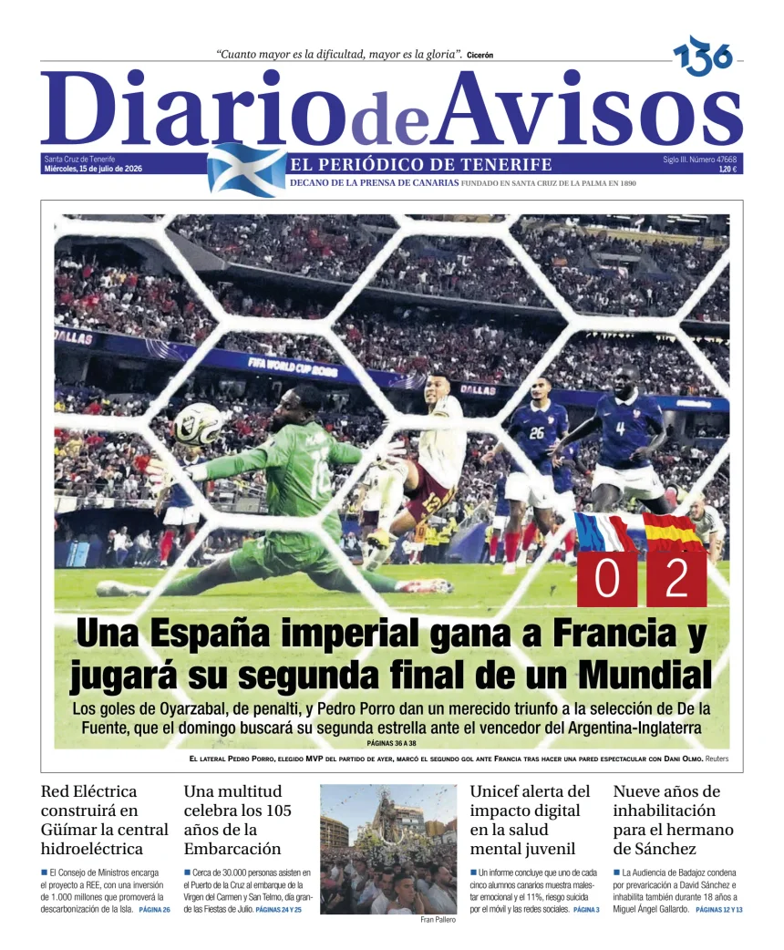 Diario de Avisos — 15/07