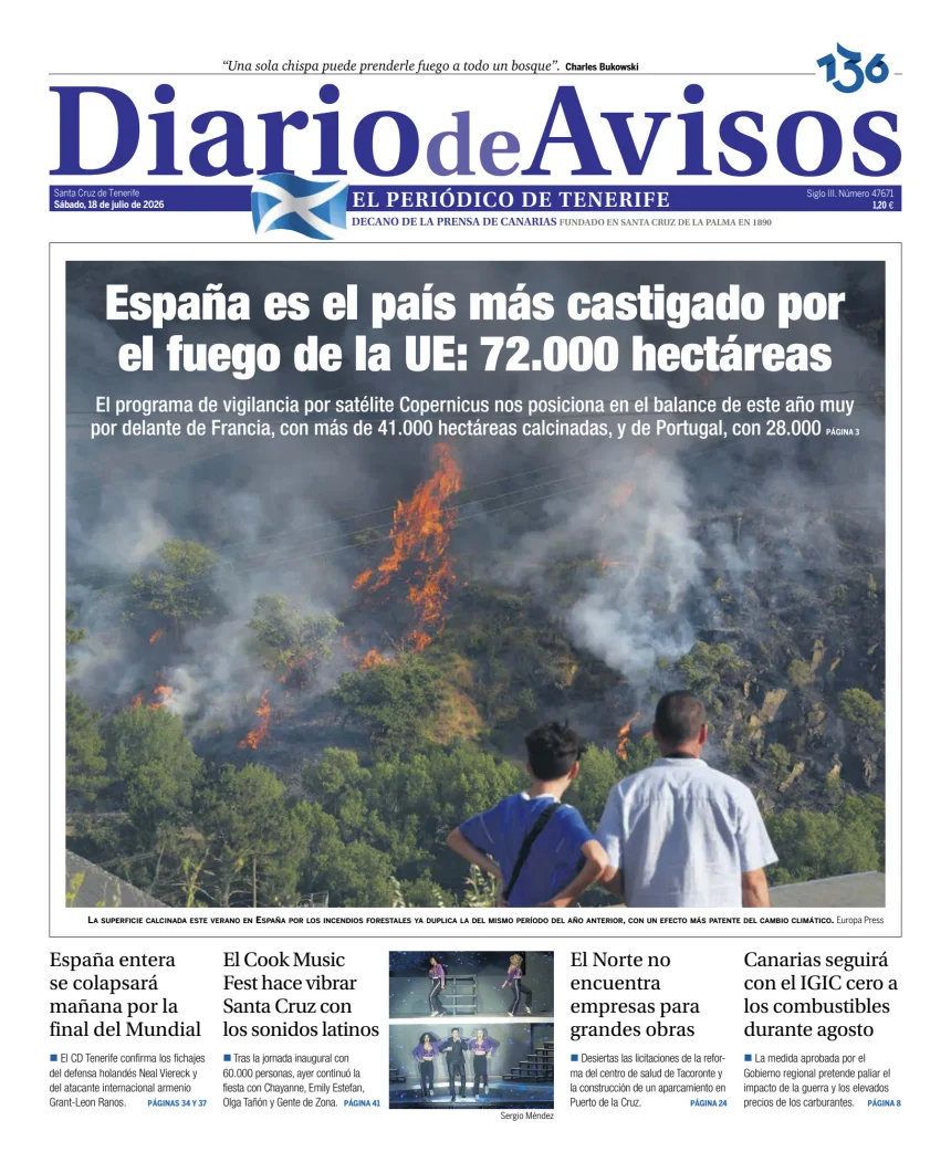 Diario de Avisos — 18/07