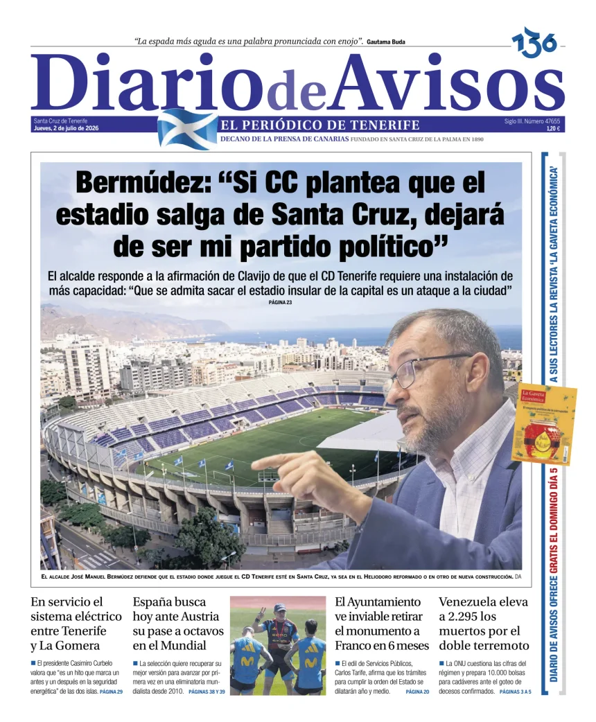 Diario de Avisos — 02/07