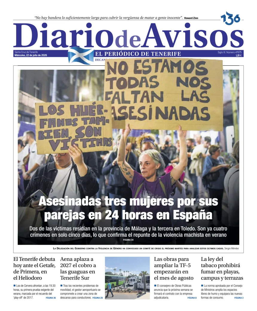 Diario de Avisos — 22/07