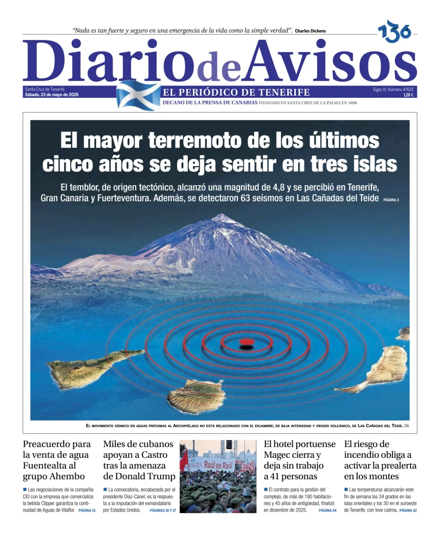 Diario de Avisos — 23/05