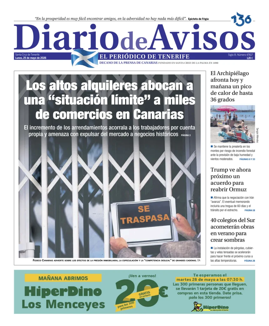 Diario de Avisos — 25/05