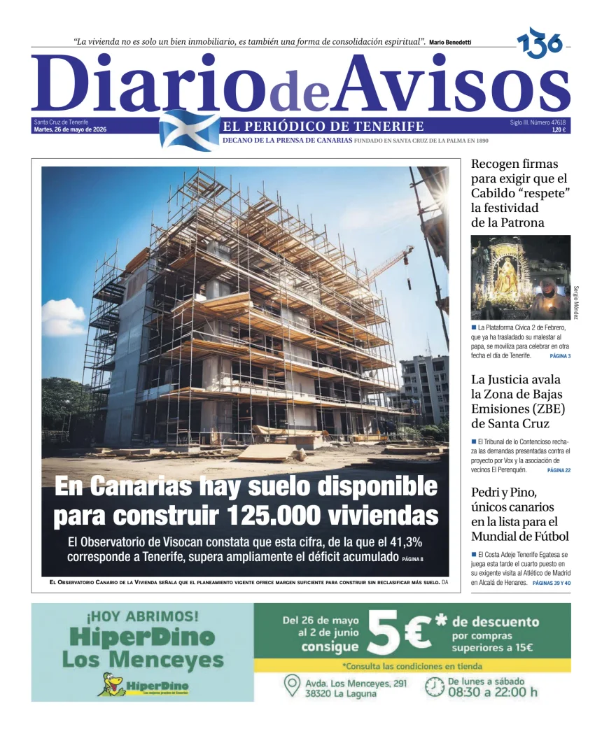 Diario de Avisos — 26/05