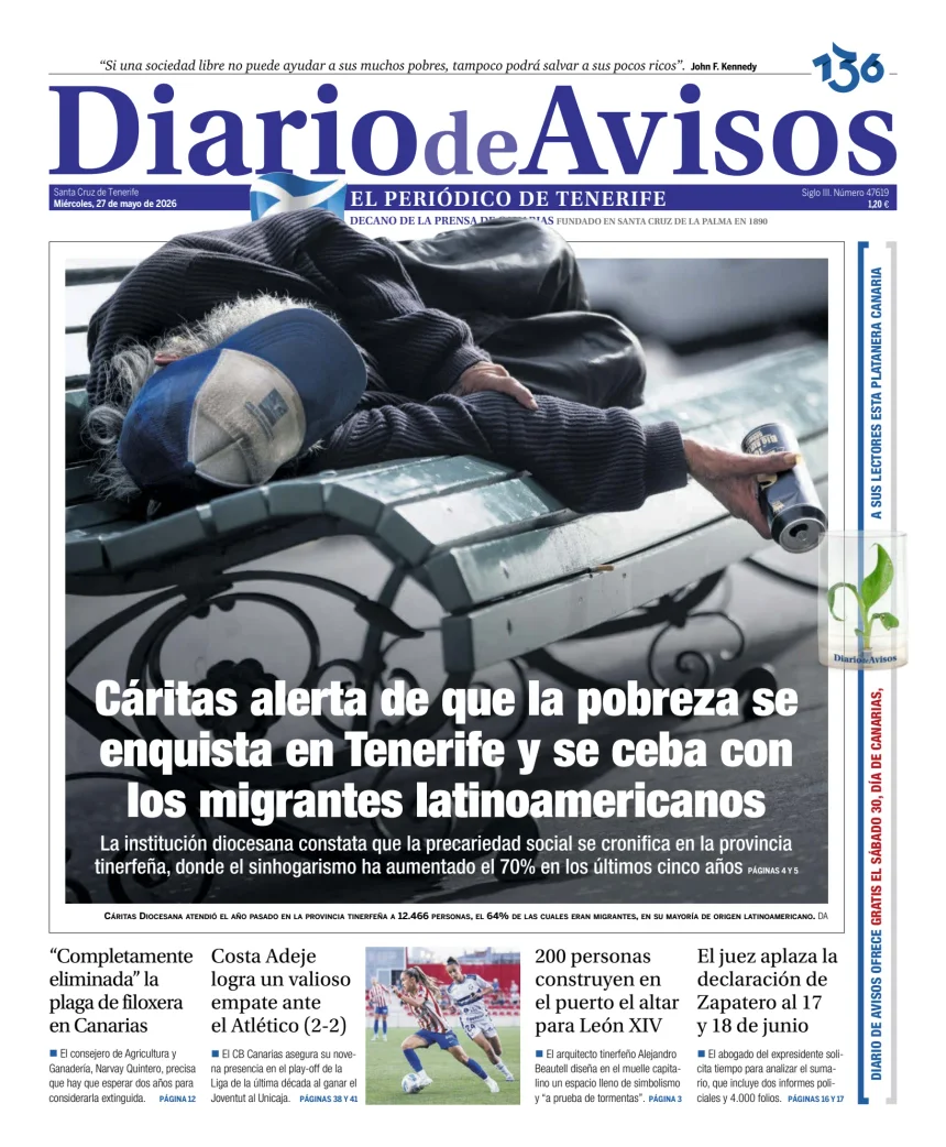 Diario de Avisos — 27/05