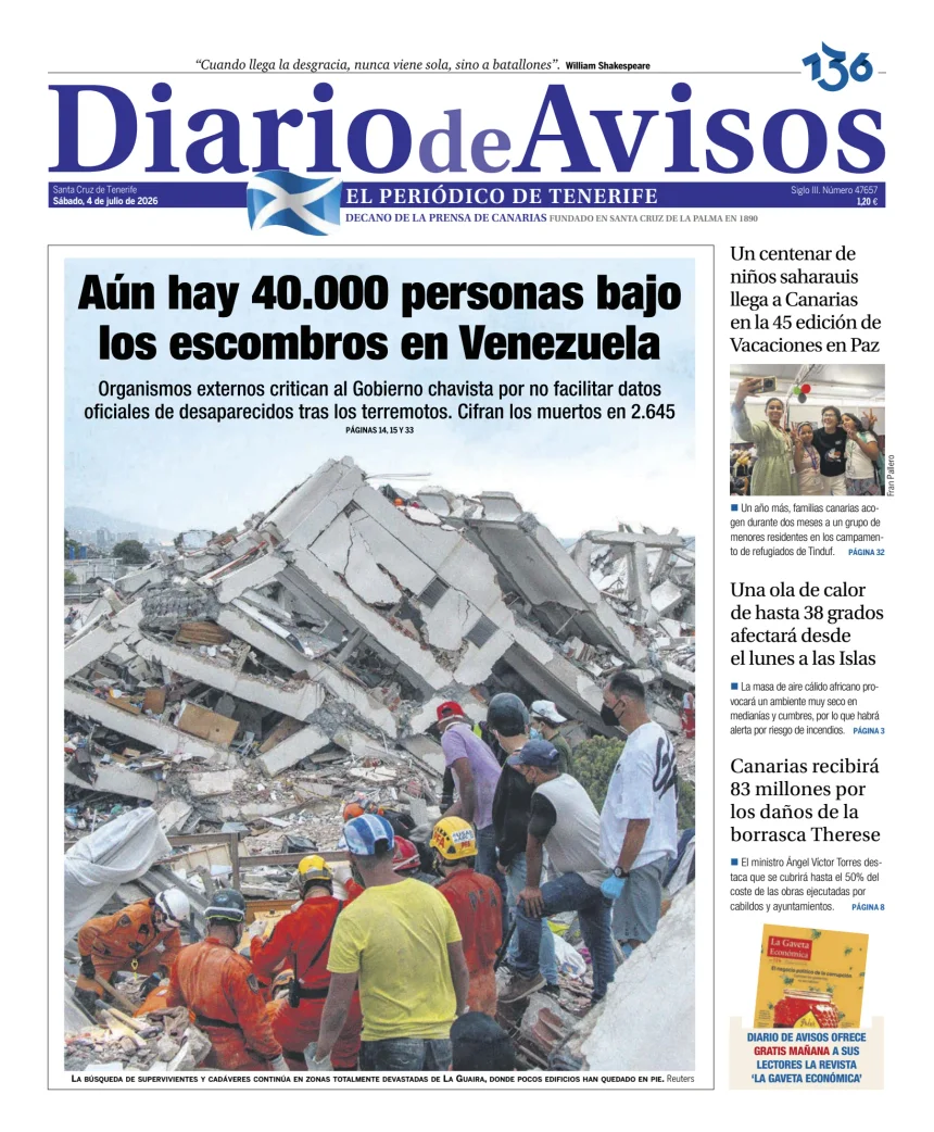 Diario de Avisos — 04/07