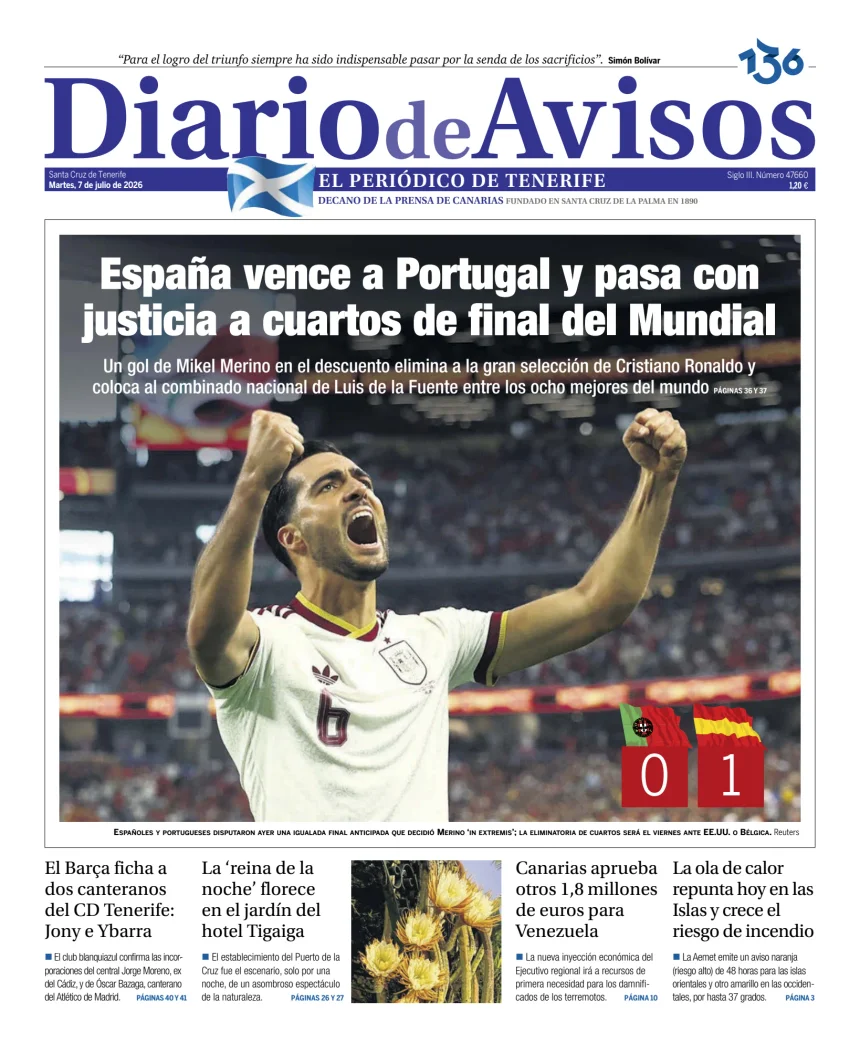 Diario de Avisos — 07/07