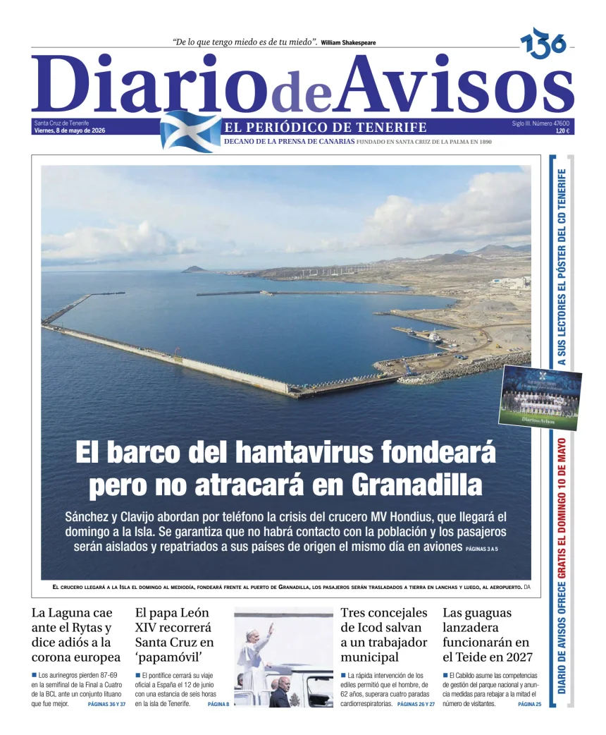 Diario de Avisos — 08/05