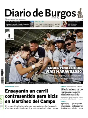 Portada de Diario de Burgos, 1 de junio de 2026