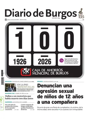 Portada de Diario de Burgos, 11 de junio de 2026