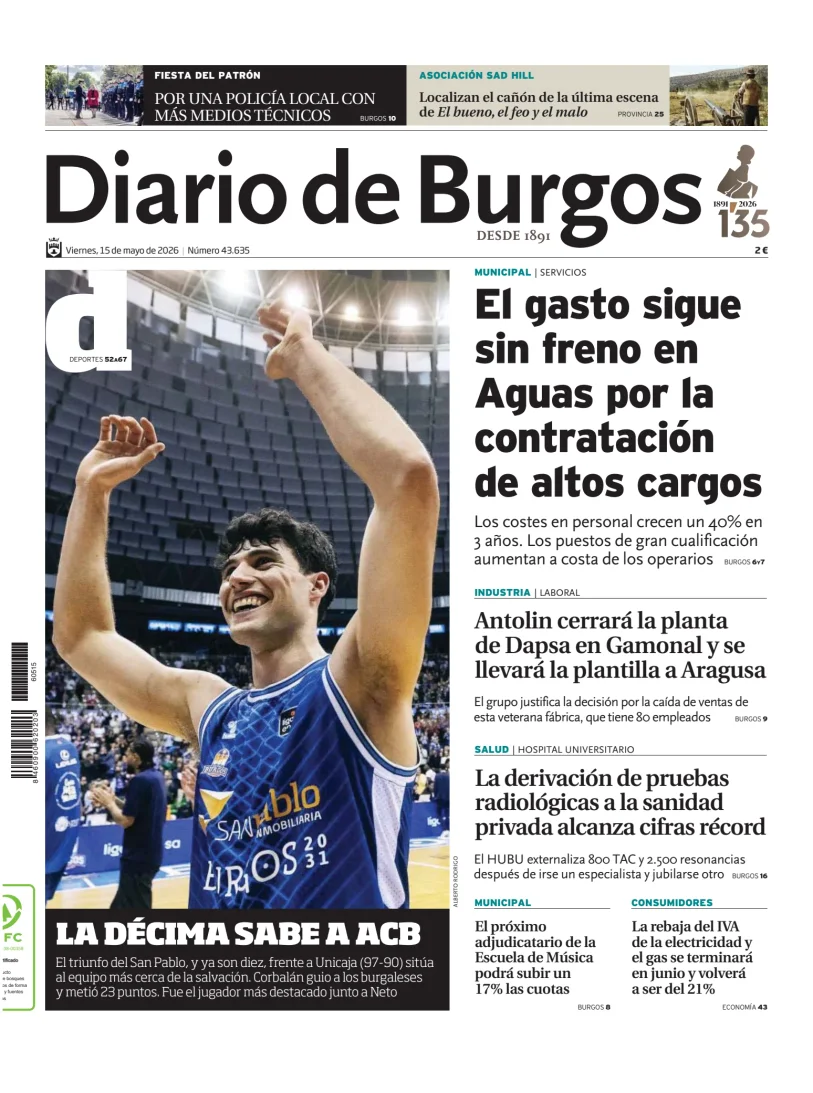 Diario de Burgos — 15/05