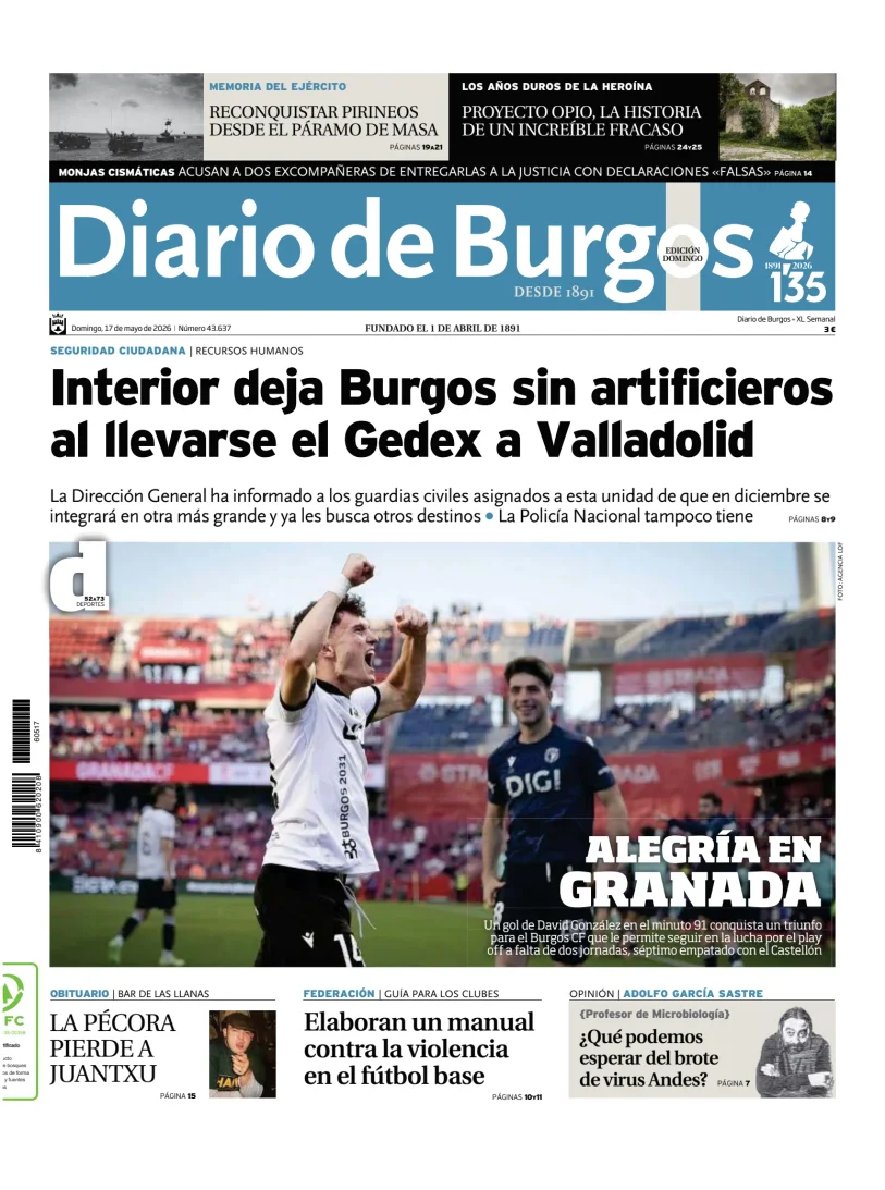 Diario de Burgos — 17/05