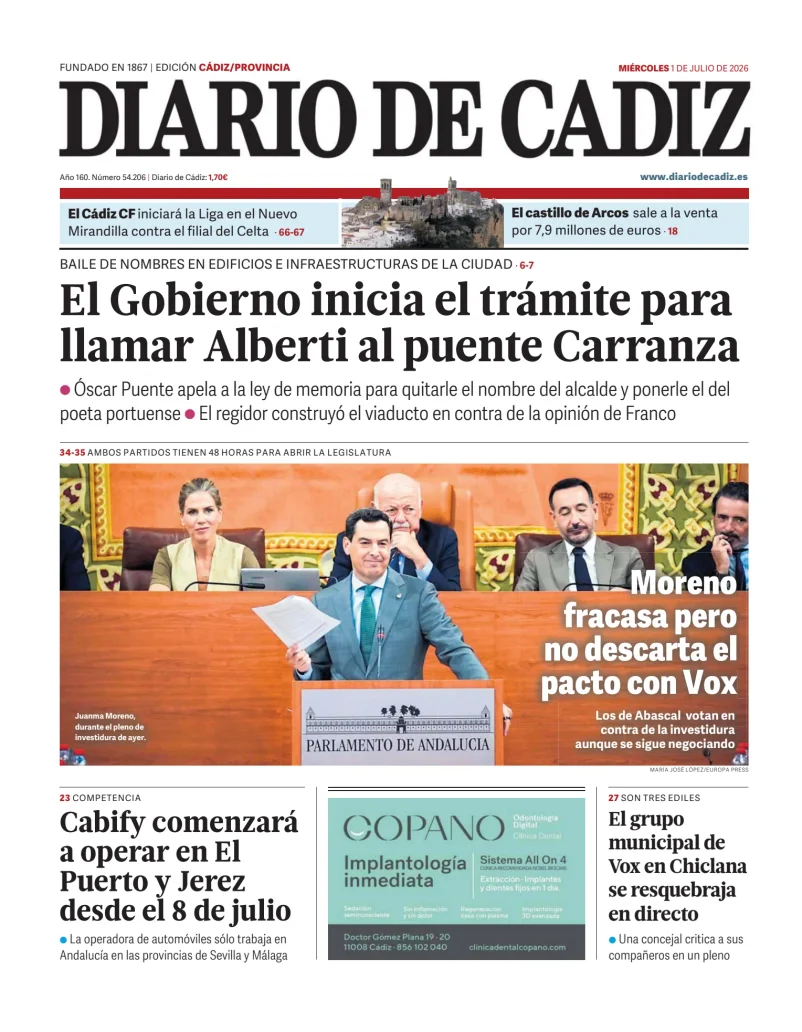 Diario de Cádiz — 01/07