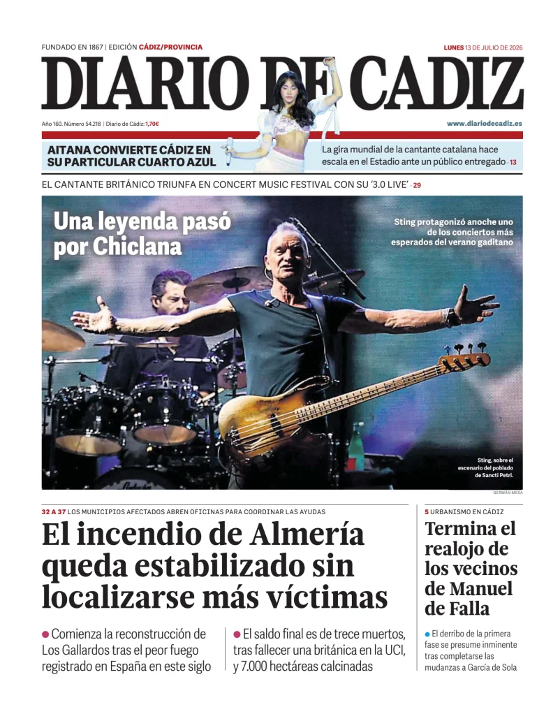 Diario de Cádiz — 13/07