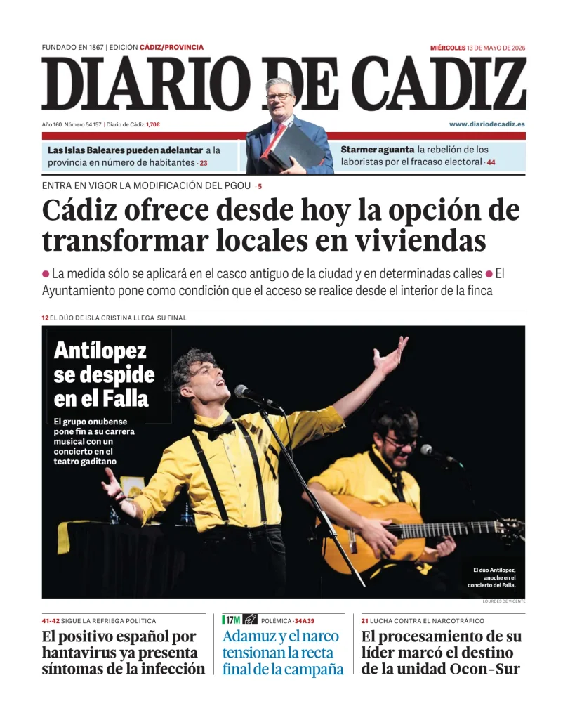 Diario de Cádiz — 13/05