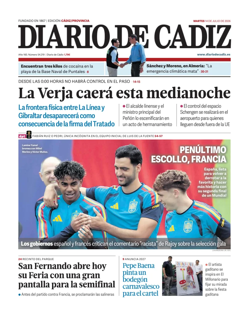 Diario de Cádiz — 14/07