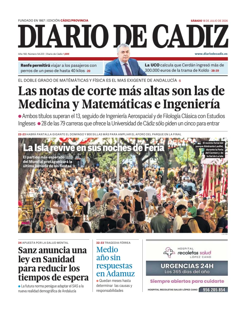 Diario de Cádiz — 18/07