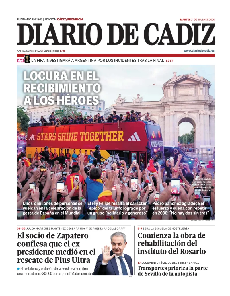 Diario de Cádiz — 21/07