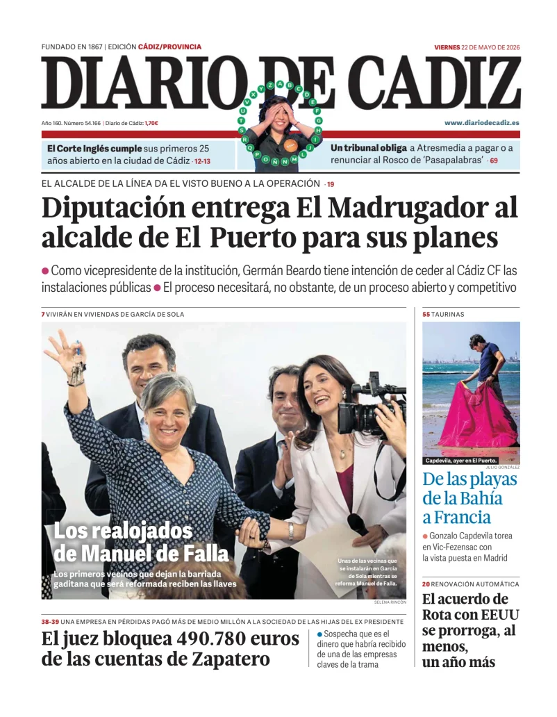 Diario de Cádiz — 22/05