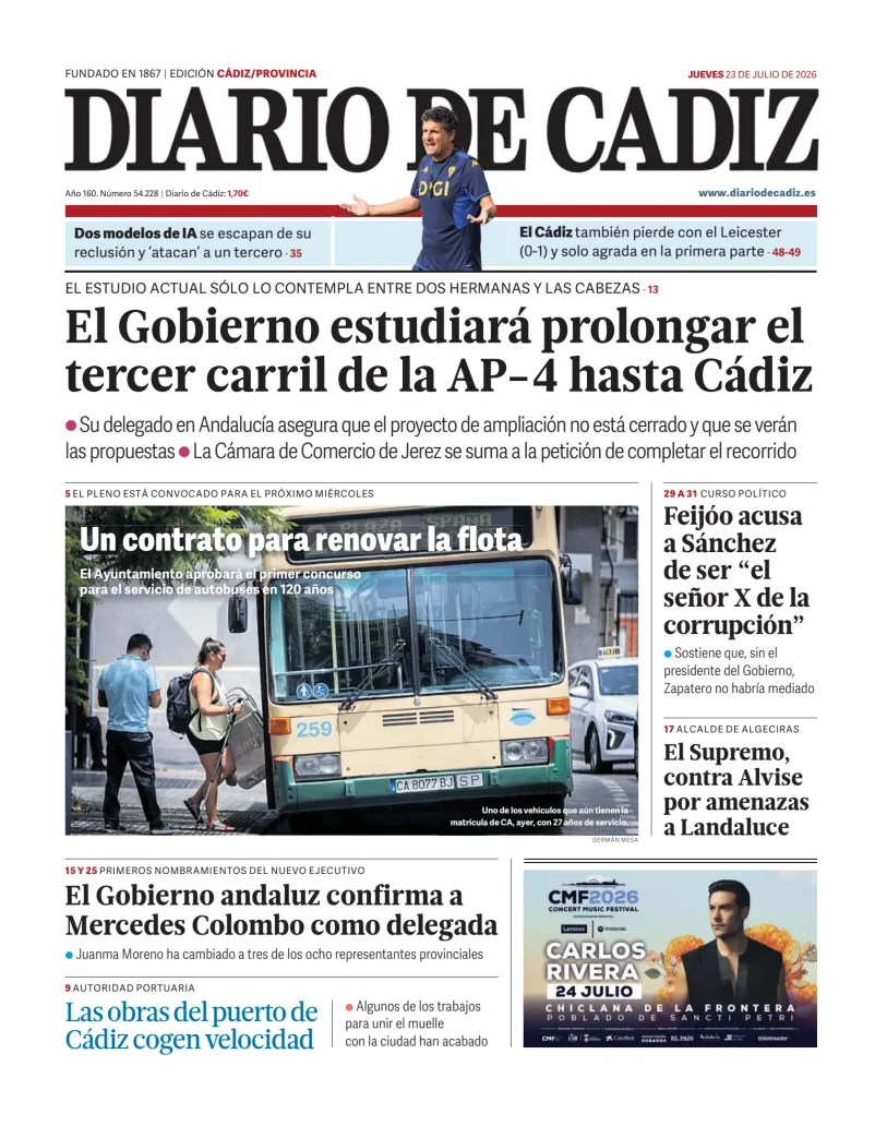 Diario de Cádiz — 23/07